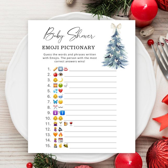 Árvore de inverno \ Jogo de picário Emoji (Criador carregado)