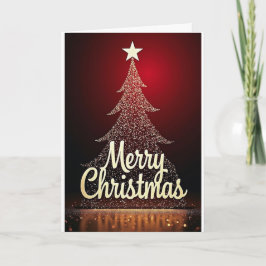 Árvore de Luzes Brilhantes – Cartão de Natal