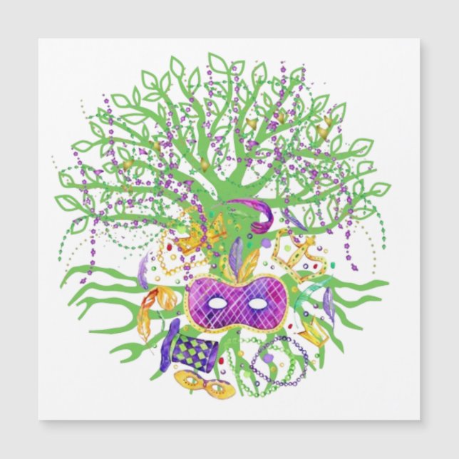 árvore de Mardi gras (Frente)