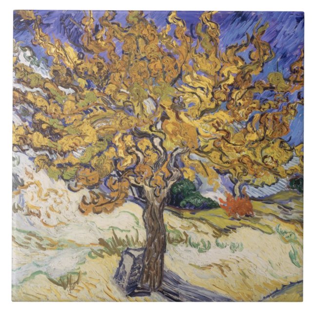 Árvore de Mulberry de Vincent van Gogh |, 1889 (Frente)