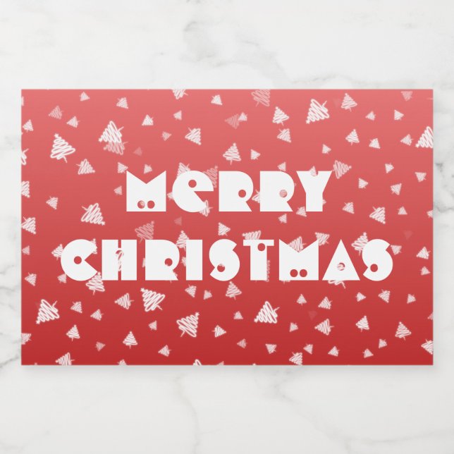 Árvore de Natal (Rótulo Único)