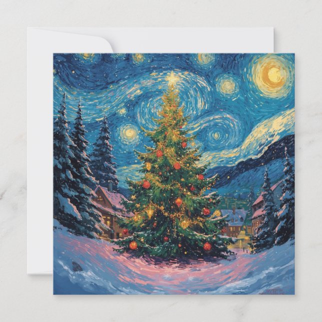 Árvore de Natal brilhante (Frente)