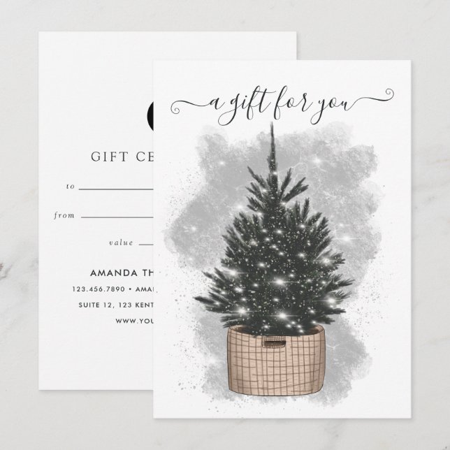 Árvore de Natal Corporativa (Frente/Verso)