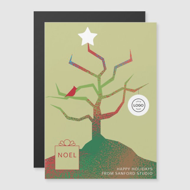 Árvore de Natal Corporativa da Arte (Frente/Verso)