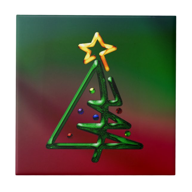 Árvore de Natal Cromo Tubular (Frente)