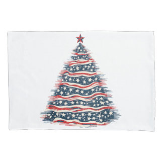 Árvore de Natal da Bandeira Americana Patriótica