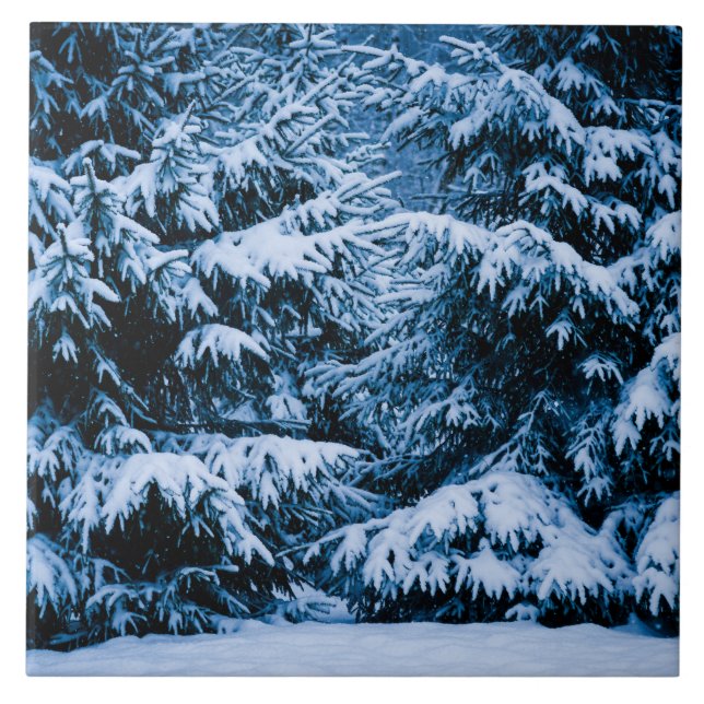 Árvore de Natal da Floresta de inverno (Frente)