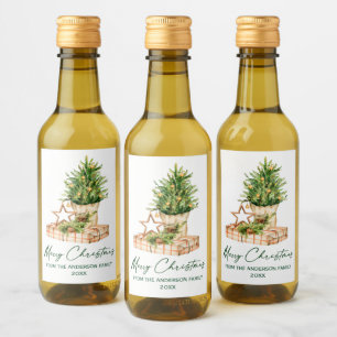Árvore de Natal de Ink Verde com Caligrafia
