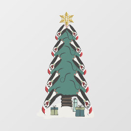 Árvore de Natal de Pinguins Engraçado