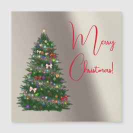 Árvore de natal decorada colorida