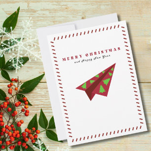 Árvore de Natal do avião em papel personalizada mi