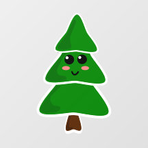 Árvore de Natal do Estilo Kawaii Bonito