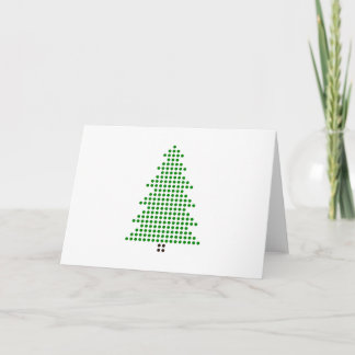 Árvore de Natal do estilo Ponto de Cartão de Natal
