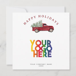 Árvore de Natal do Logotipo Corporativo Feriado