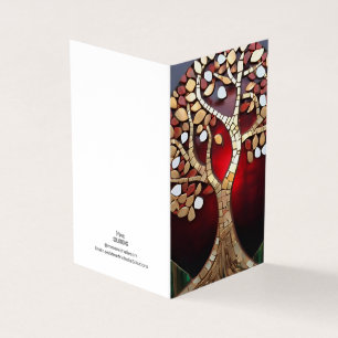 Árvore de Natal do Mosaico da vida vidro quebrado