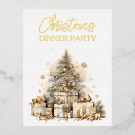 Árvore de Natal Dourada retrorada