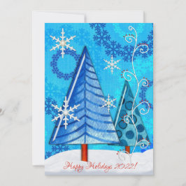 Árvore de Natal e Floco de Neve