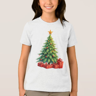 Árvore de Natal e Presentes Embrulhados