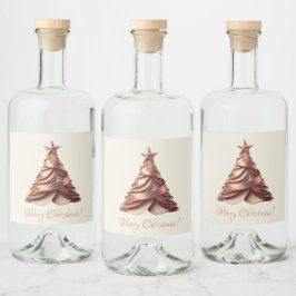 Árvore de Natal Elegante moderna, Rosa Dourada