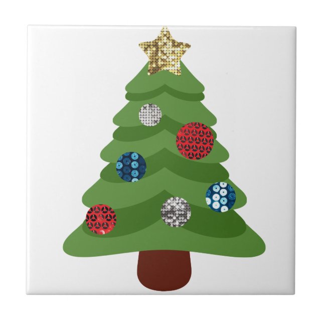 árvore de natal emoji (Frente)