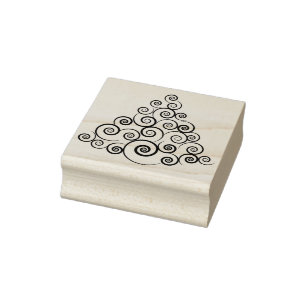 árvore de natal espirra carimbo de arte