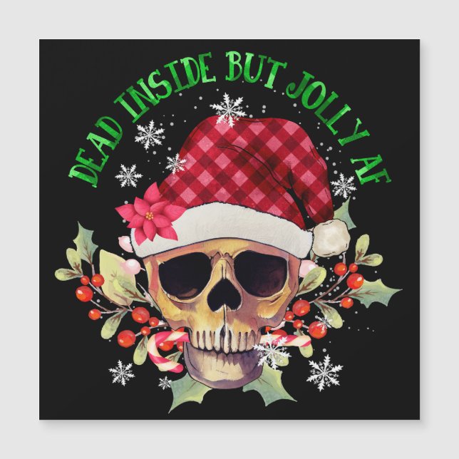 Árvore de Natal Esqueleto Divertido Esquálido Nata (Frente)