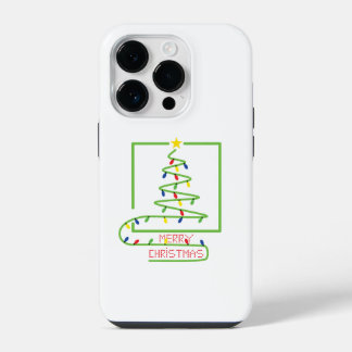 Árvore de Natal estilizada com lâmpadas