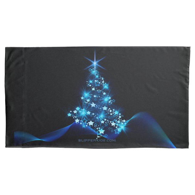 Árvore de Natal estilizada e brilhante da Slippery (Frente)
