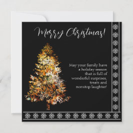 Árvore de Natal feita de flocos de neve de fundo p