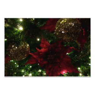 Árvore de Natal Marrom e Dourada I Foto de Feriado