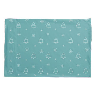 Árvore de Natal minimalista e padrão de floco de n