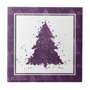 Árvore de Natal Moody   Plum Roxo Profundo