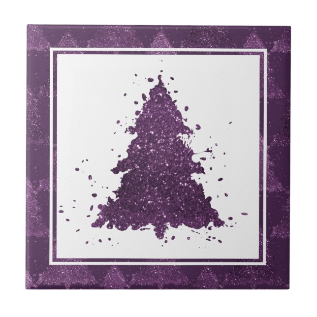 Árvore de Natal Moody | Plum Roxo Profundo (Frente)