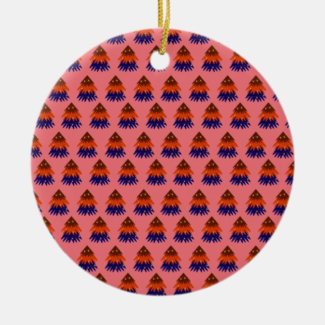 Árvore de Natal Multicolor - Ornamento (Frente)