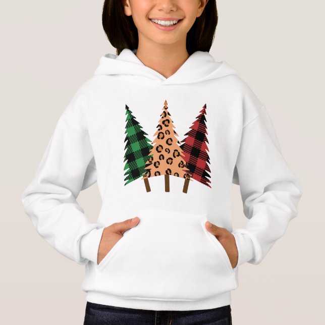 Árvore de Natal Personalizada, Camisetas e Hoodie (Frente)