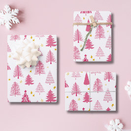 Árvore de Natal rosa de Natal