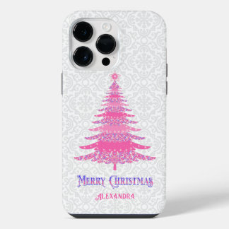 Árvore de Natal Rosa Personalizada com Brilho