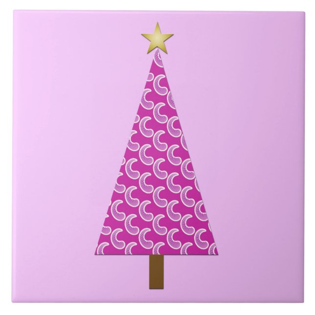 Árvore de natal roxa (Frente)