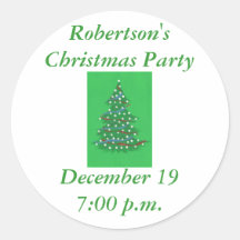 Árvore de Natal, salve os adesivos da festa