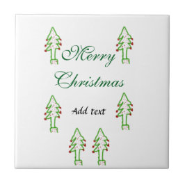 Árvore de Natal verde cereja vermelha alegria Nata