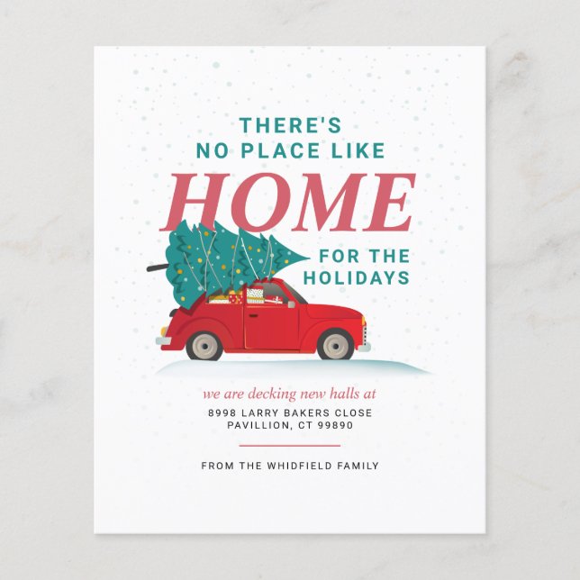 Árvore de Natal Vermelho do Orçamento Carro Nós Mu (Frente)