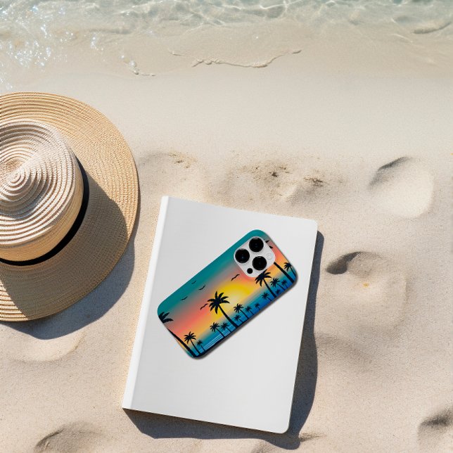 Árvore de Palm de Praia Sunset (Criador carregado)