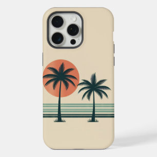 Árvore de palmeiras tropicais retrô/vintage