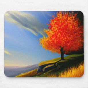 Árvore de queda pelo Mousepad Oceânico