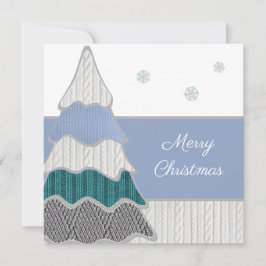 Árvore de Textura Azul Moderno de Feliz Natal