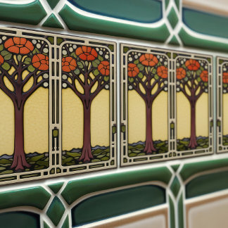 Árvore de vida Abstrato amarelo-Médio-laranja-sécu