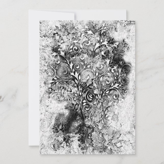 Árvore De Vida - Espirais Deixam Estilo Grunge 1 (Frente)