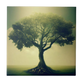Árvore de vida IV Azulejo cerâmico