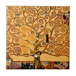 Árvore de vida por belas artes de Gustavo Klimt
