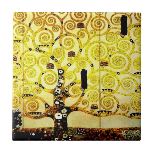 Árvore de vida por Gustavo Klimt (Frente)